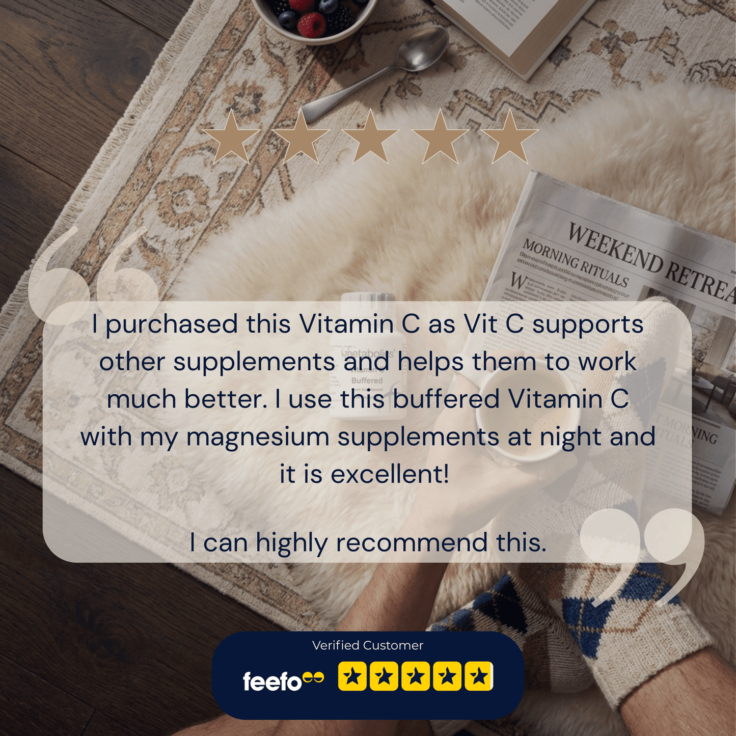 US Vitamin C Buffered - 90 capsules - Metabolics