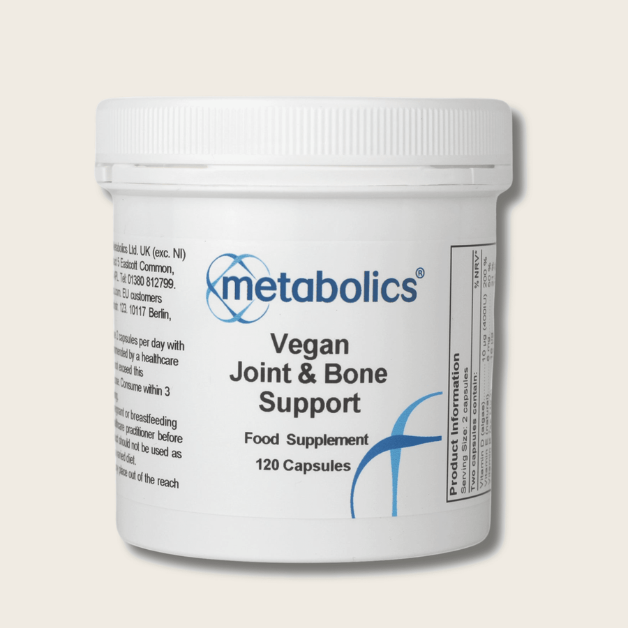 Vegan Joint and Bone Support - 120 Capsules - Metabolics