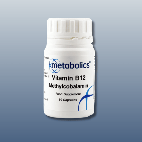 Vitamin B12 (Methylcobalamin) - 90 Capsules - Metabolics