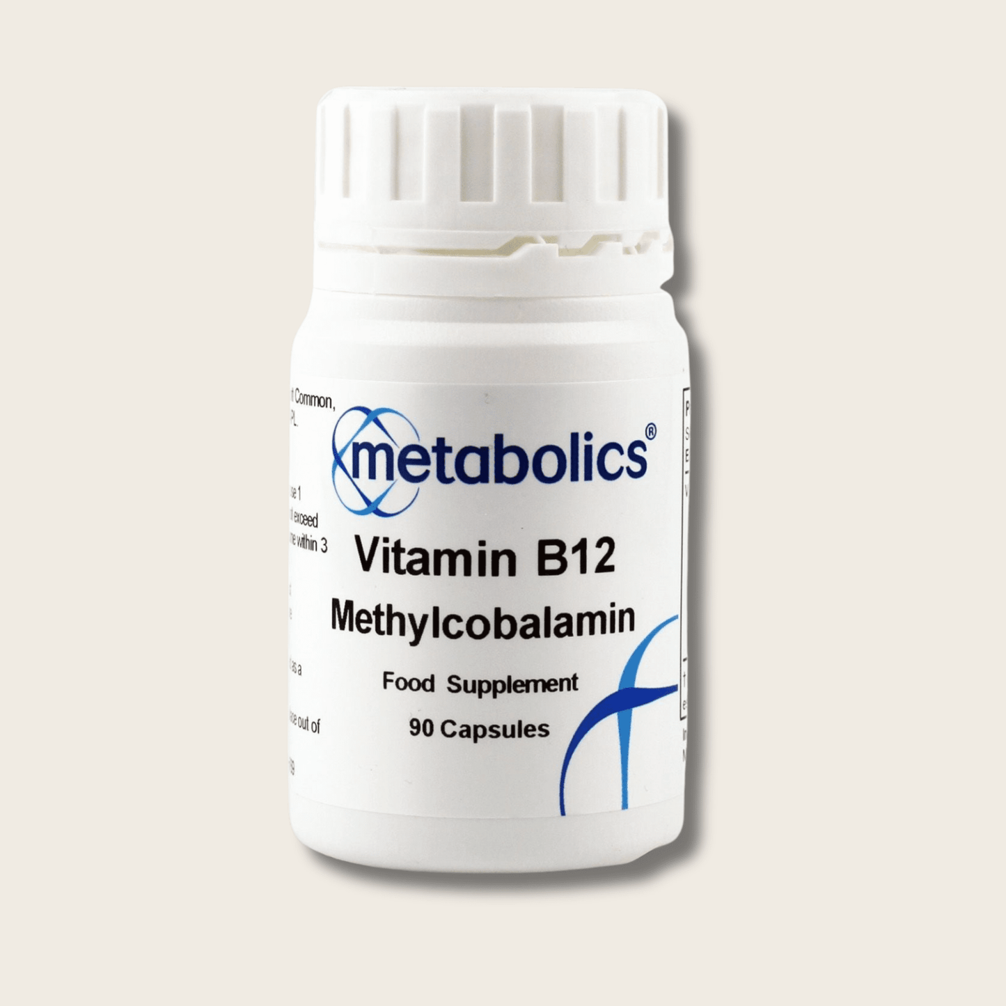 Vitamin B12 (Methylcobalamin) - 90 Capsules - Metabolics