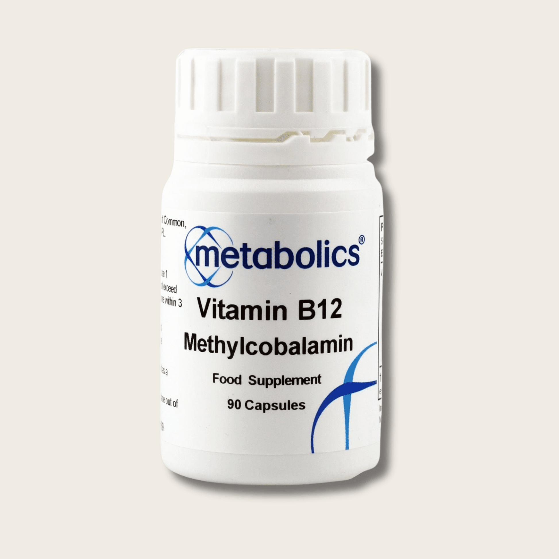 Vitamin B12 (Methylcobalamin) - 90 Capsules - Metabolics
