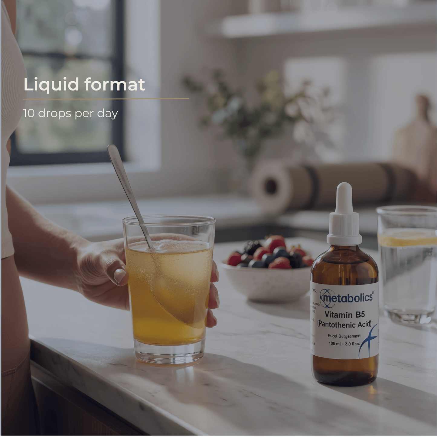 Vitamin B5 (Pantothenic Acid) Liquid - Metabolics