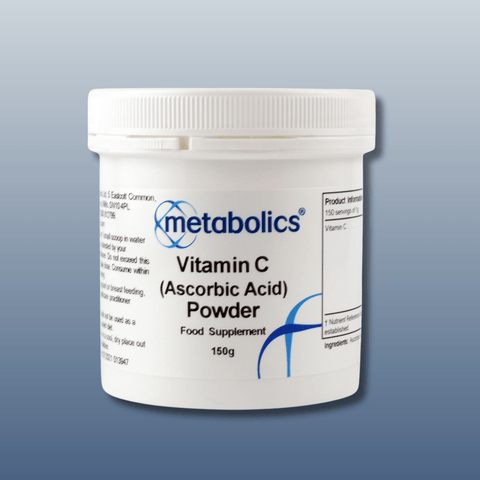 Vitamin C (Ascorbic Acid) Powder 150g - Metabolics