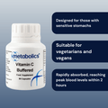Vitamin C Buffered (Pot of 90 capsules) - Metabolics