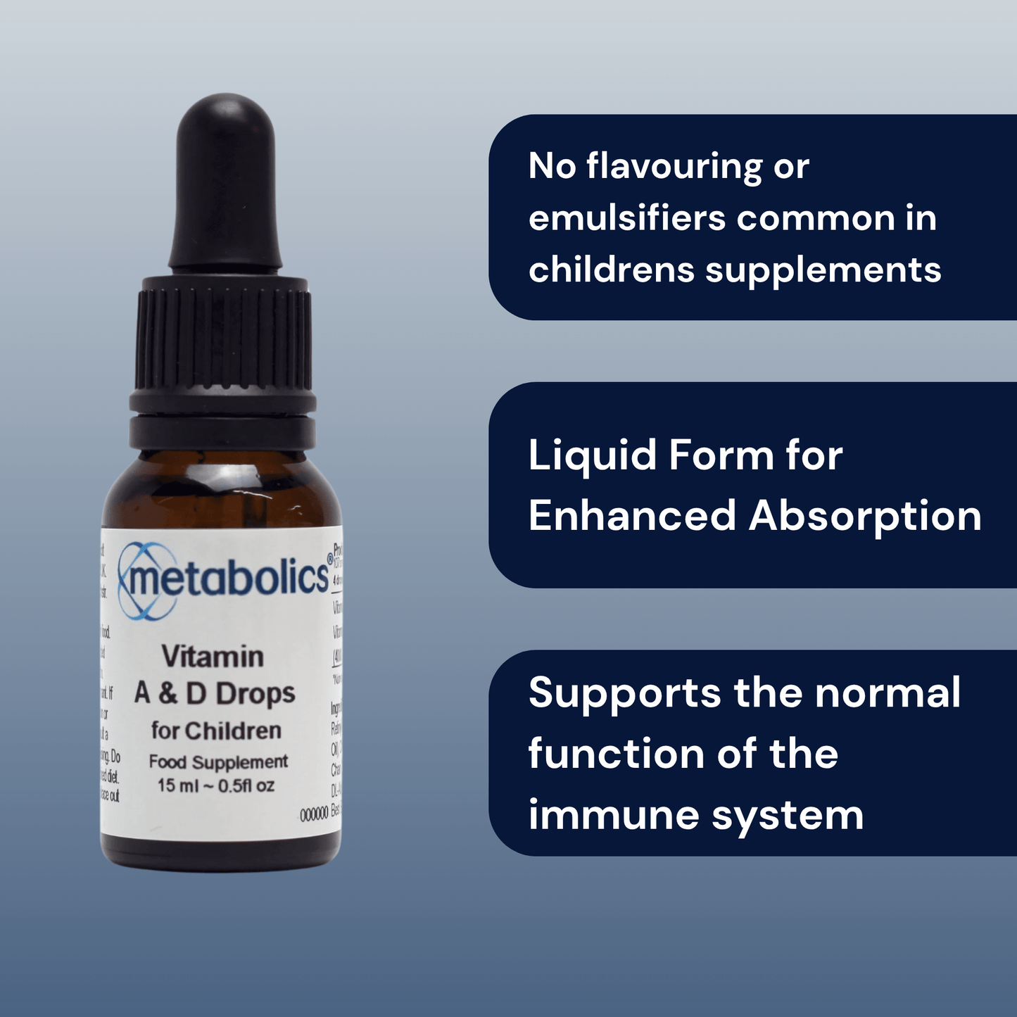 Vitamin D for Kids with Vitamin A - Metabolics