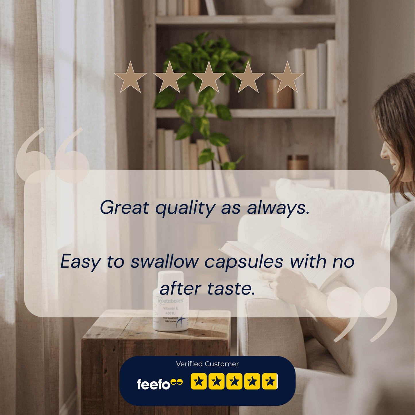Vitamin E 400 IU - 100 Capsules - Metabolics