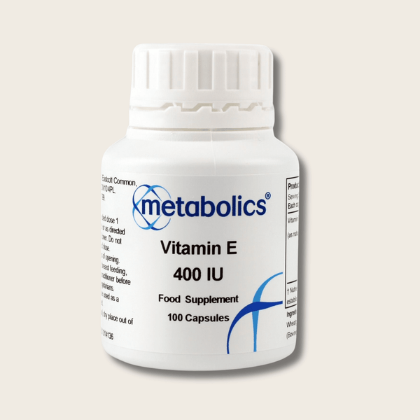 Vitamin E 400 IU - 100 Capsules - Metabolics
