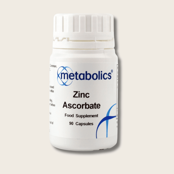 Zinc Ascorbate - 90 capsules - Metabolics