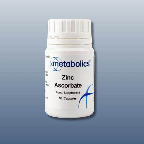 Zinc Ascorbate - 90 capsules - Metabolics