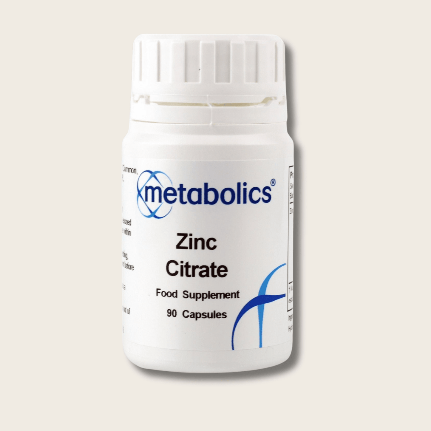 Zinc Citrate - 90 capsules - Metabolics