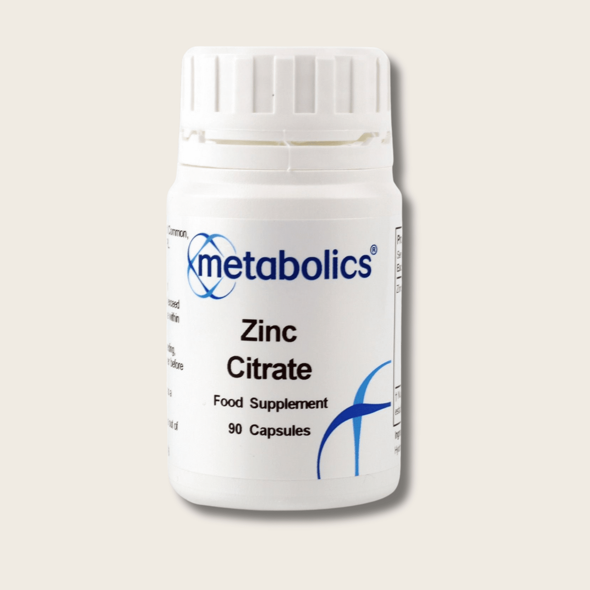 Zinc Citrate - 90 capsules - Metabolics