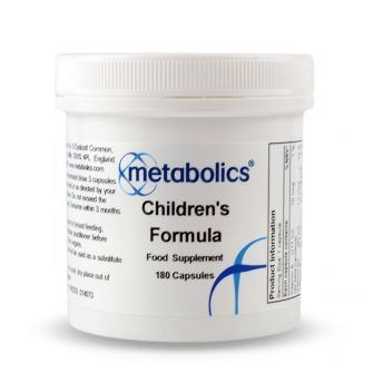 Metabolics Childrens Formula (Pot of 180 capsules)