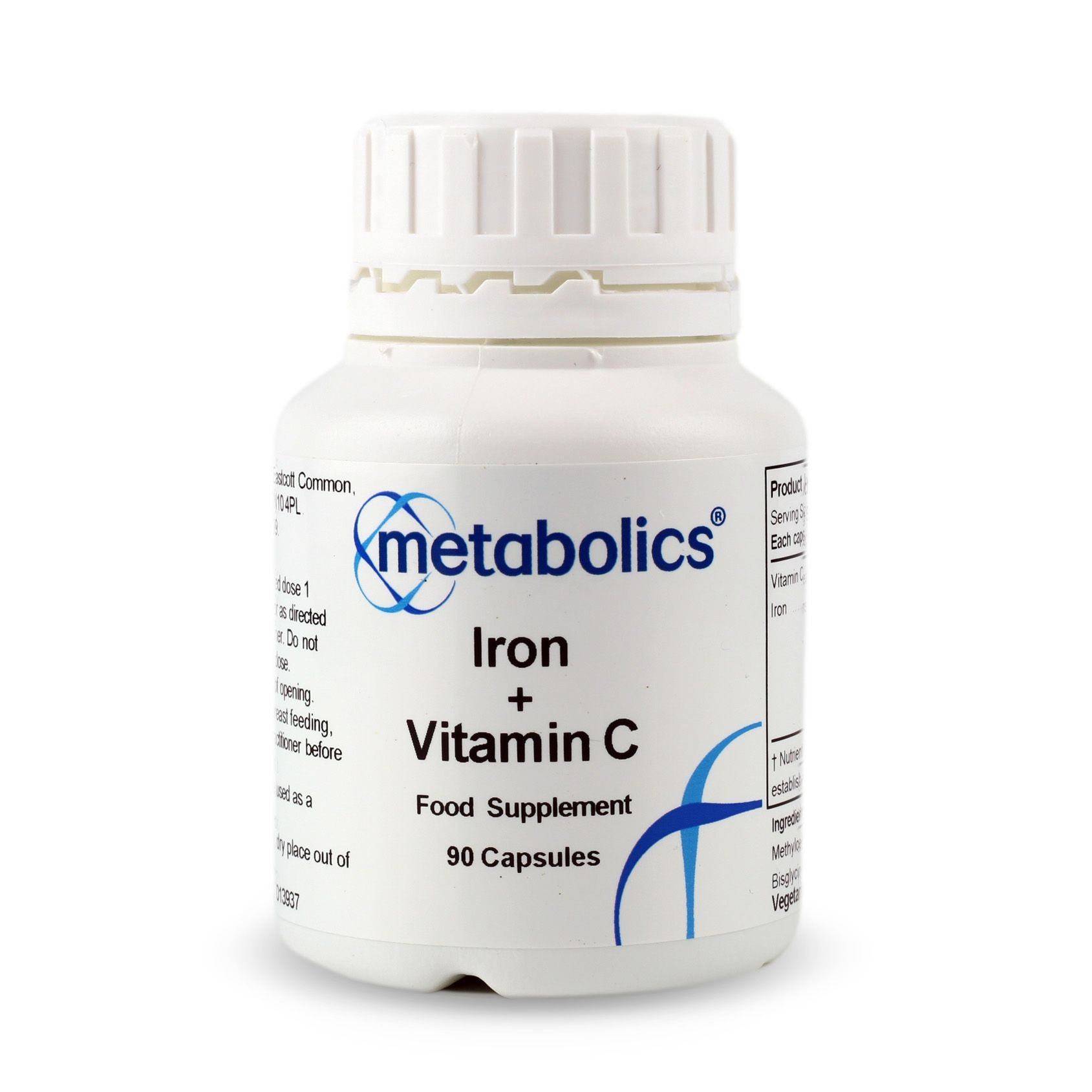 Iron + Vitamin C (Pot Of 90 Capsules)