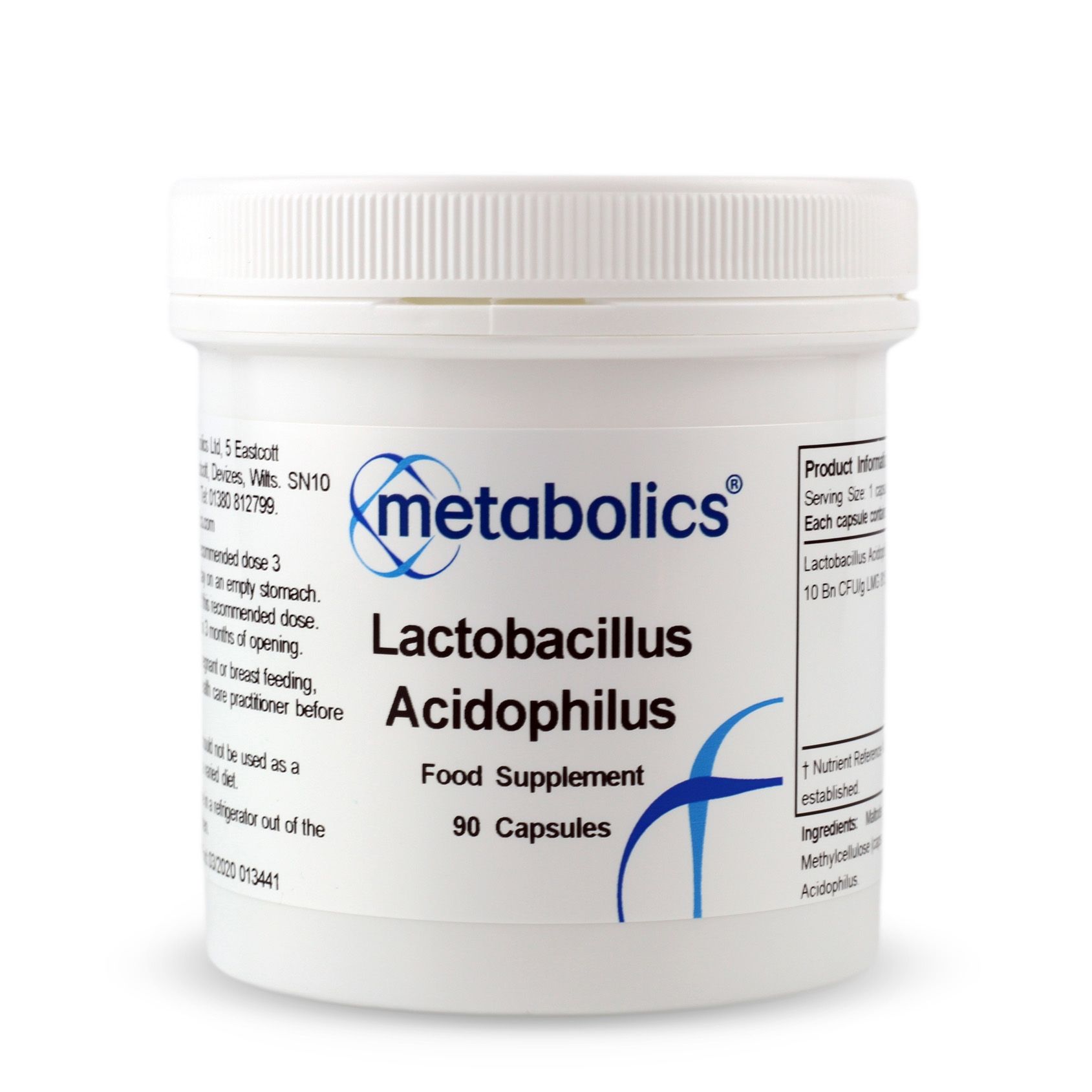 Lactobacillus Acidophilus (Pot of 90 capsules)