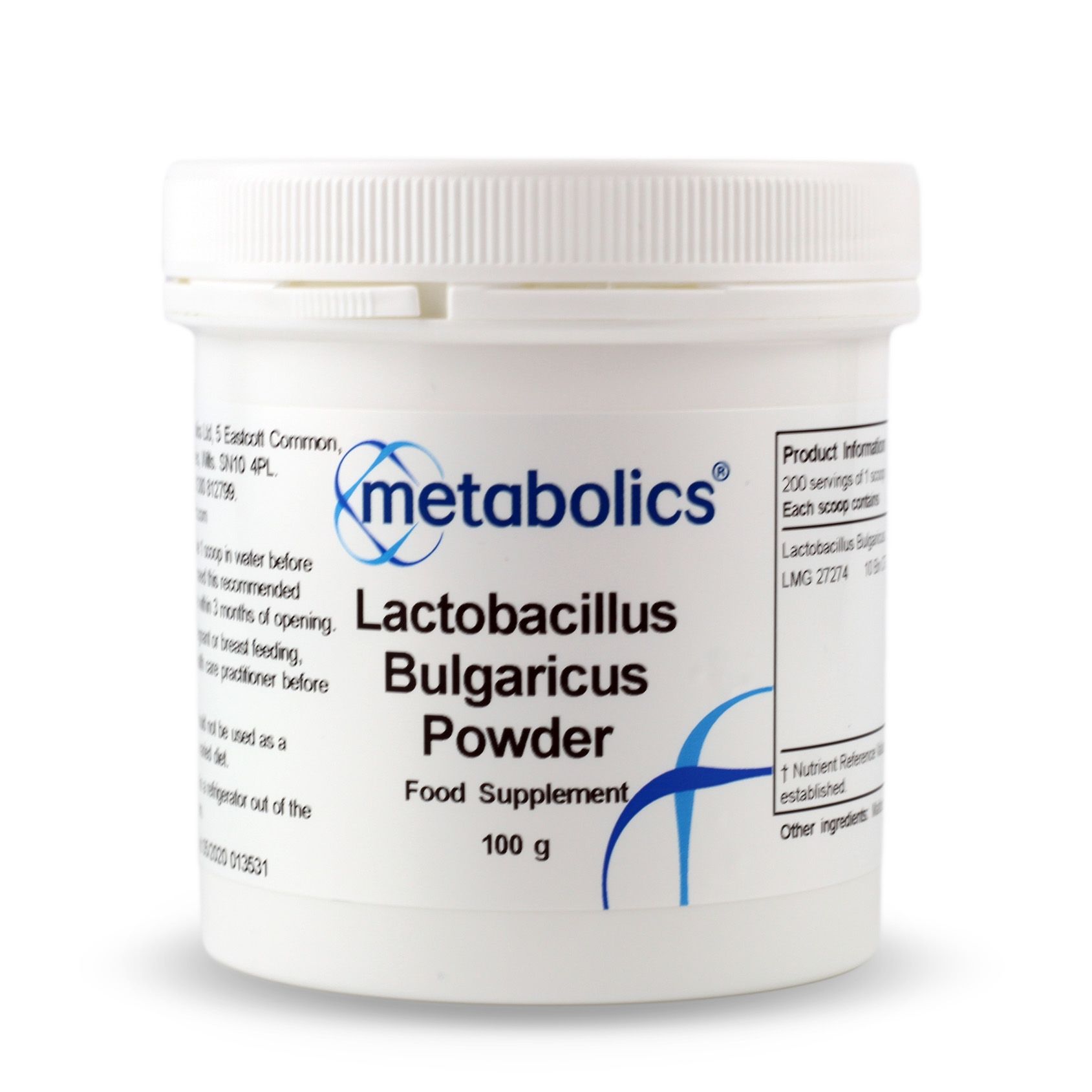 Lactobacillus Bulgaricus Powder (Pot of 100g)