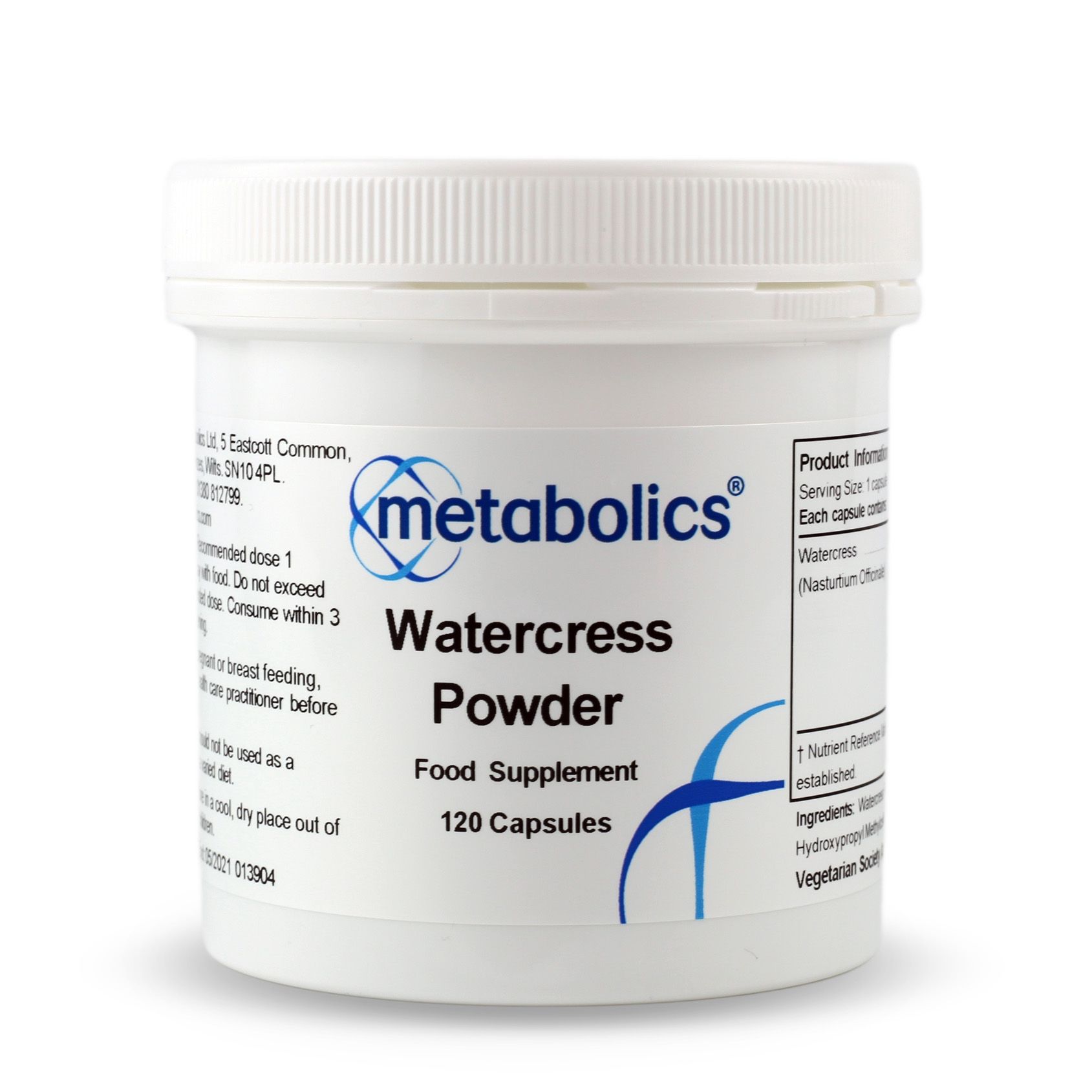 Watercress Powder (Pot of 120 capsules)